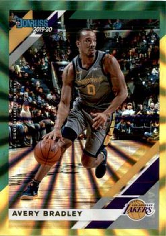 2019 Donruss #98 Green & Yellow Laser