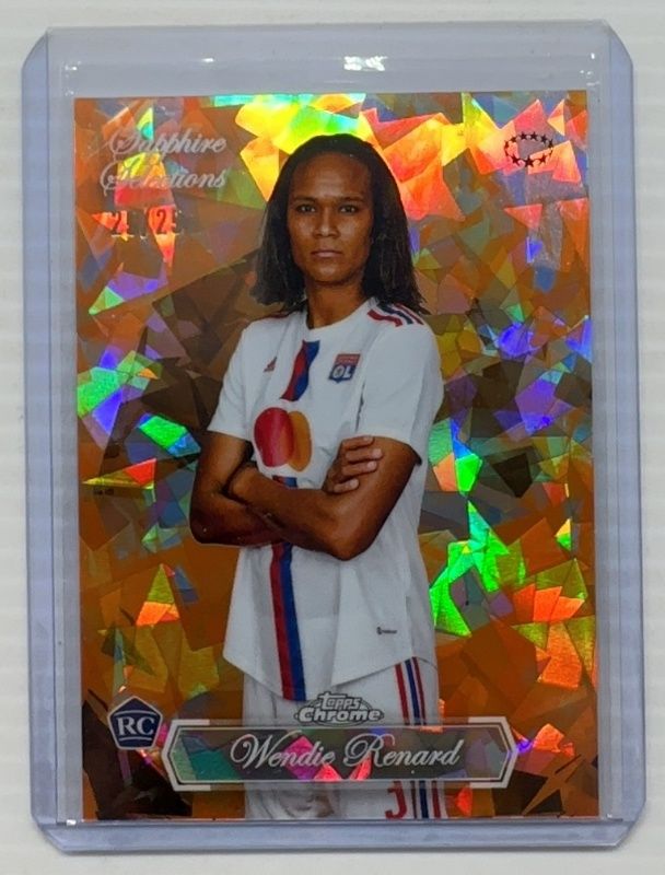 2022 Topps Chrome UEFA Women's Champions League Sapphire #SS-7 Sapphire Selections - Orange /25