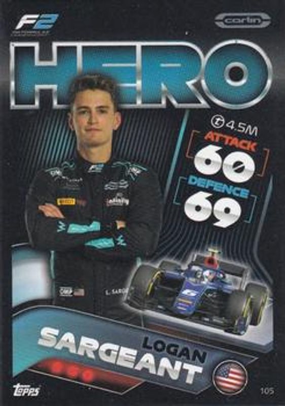 2022 Topps Turbo Attax Formula 1 #105 Base