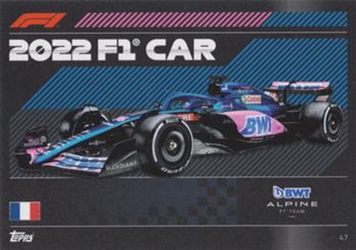 2022 Topps Turbo Attax Formula 1 #47 Base