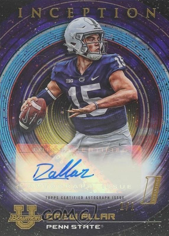 2022 Bowman University Inception #BIA-DA Autographs - Foilfractor /1 (1st)
