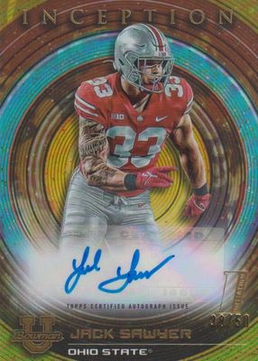 2022 Bowman University Inception #BIA-JSR Autographs - Gold Foil /50 (1st)