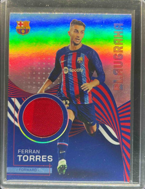 2022 Topps FC Barcelona Team Set #BR-FT Blaugrana Relics