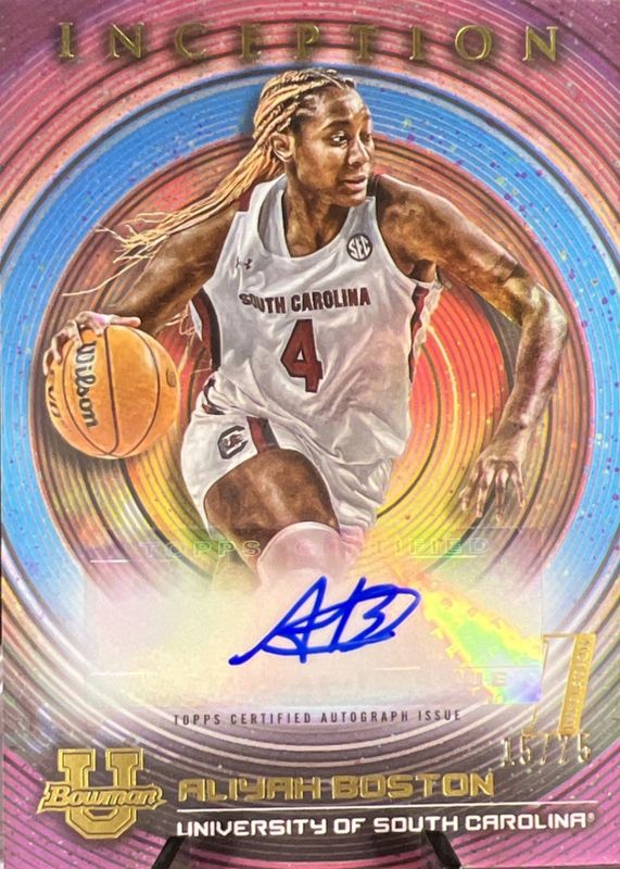 2022 Bowman University Inception #BIA-ABN Autographs - Fuchsia Foil /75 (1st)