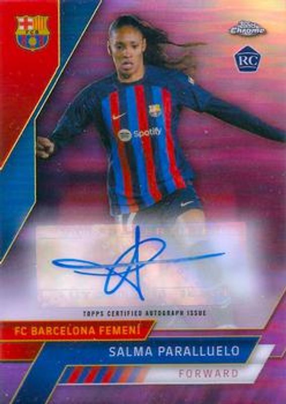 2022 Topps Chrome FC Barcelona: Mes Que Un Club #AU-PA Card Autographs - Purple /15