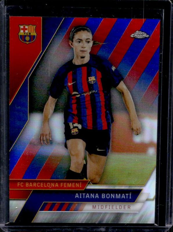 2022 Topps Chrome FC Barcelona: Mes Que Un Club #57 Barça /99