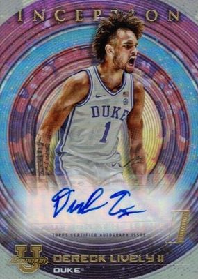 2022 Bowman University Inception #BIA-DLII Autographs (1st)