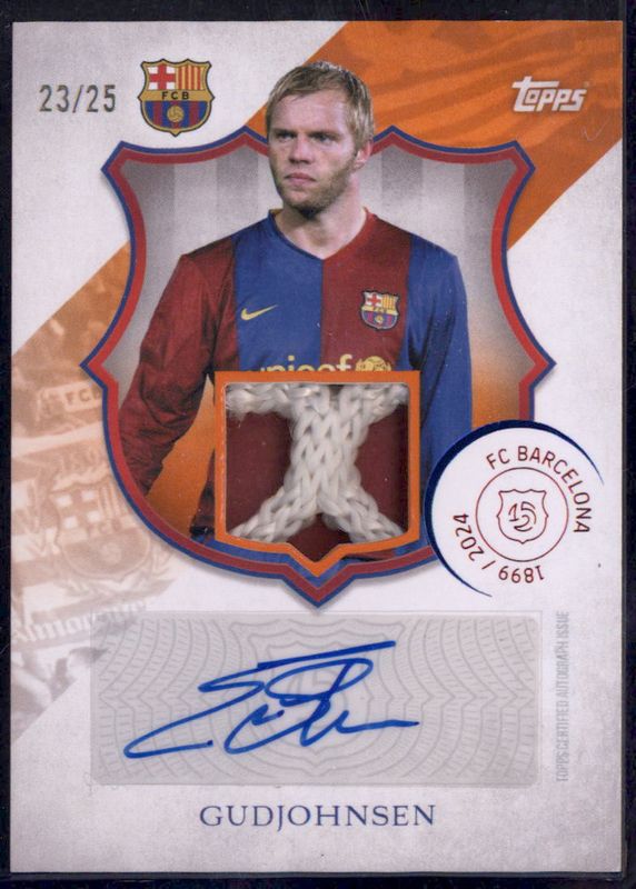 2024 Topps FC Barcelona 125th Anniversary #LR-EG 125 Legacy Autographs Relics - Orange /25