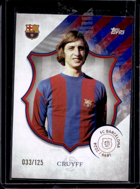2024 Topps FC Barcelona 125th Anniversary #46 Barca Anniversary /125