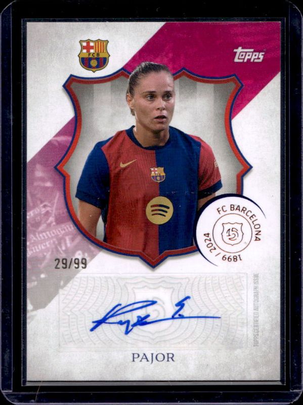 2024 Topps FC Barcelona 125th Anniversary #LA-PJ 125 Legacy Autographs - Pink /99
