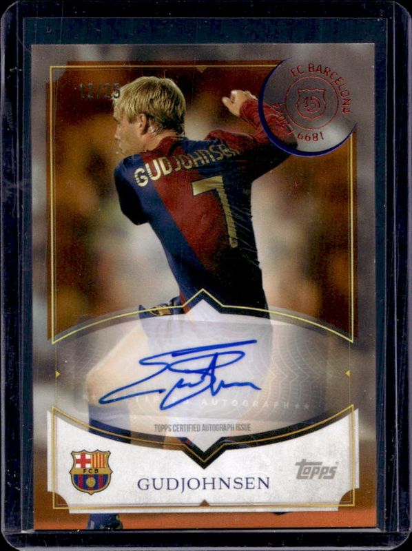 2024 Topps FC Barcelona 125th Anniversary #BB-EG Barca Bow Autographs - Orange /25
