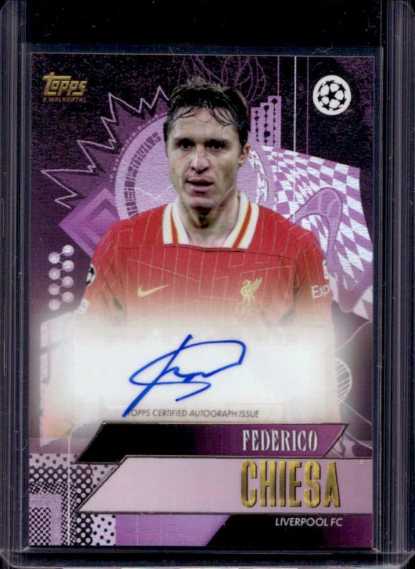 2024 Topps Gold x WalkerTKL UEFA Current Stars - Purple /25