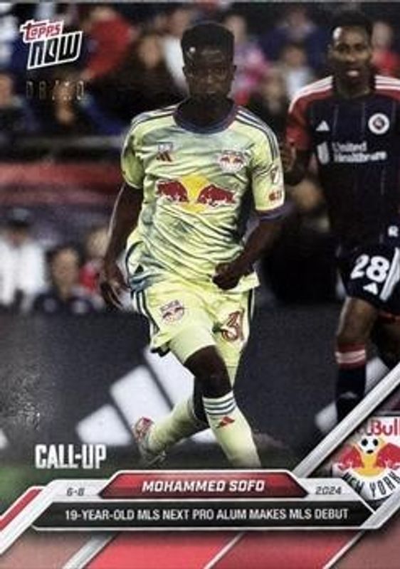 2024 Topps NOW MLS #73 Red /10