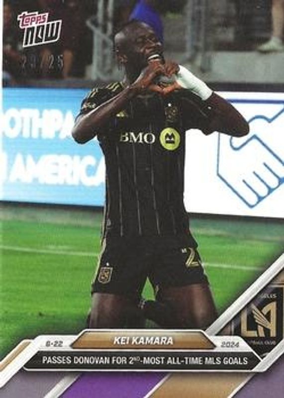 2024 Topps NOW MLS #89 Purple /25