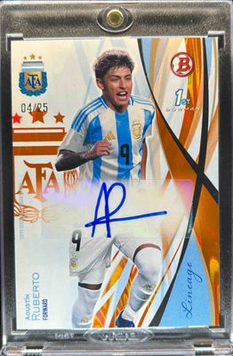 2024 Topps Lineage Argentina #AB-AR Argentina Bowman Prospects Autographs - Orange Tango /25