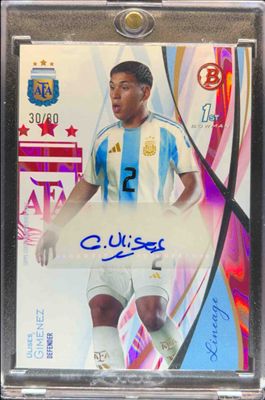 2024 Topps Lineage Argentina #AB-UG Argentina Bowman Prospects Autographs - Pink Tango /80