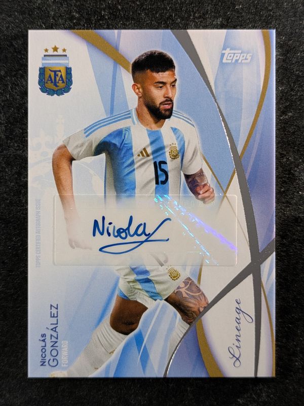 2024 Topps Lineage Argentina #IA-NG Argentina Icons Autographs