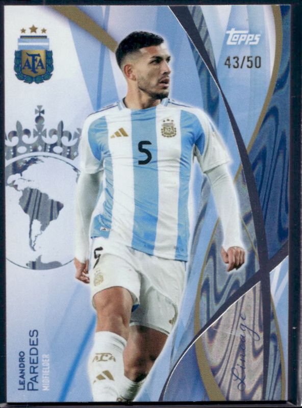 2024 Topps Lineage Argentina #26 Sky Blue Tango /50