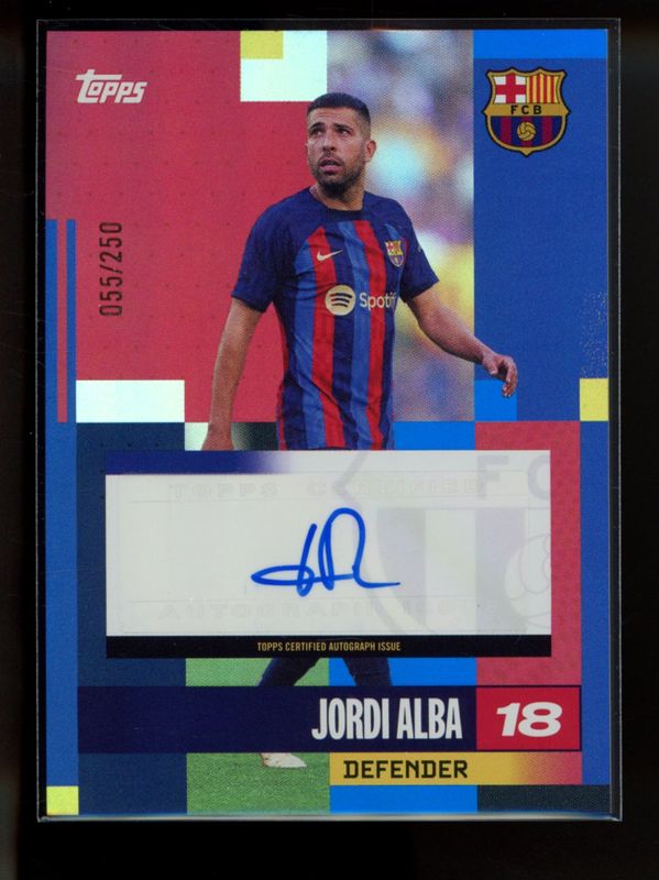 2024 Topps FC Barcelona Team Set #AU-JA Autographs - Blue /250