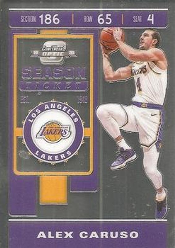 2019 Contenders Optic #86 Base