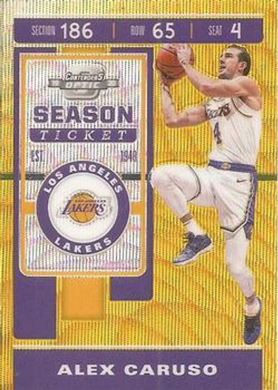 2019 Contenders Optic #86 Gold Wave