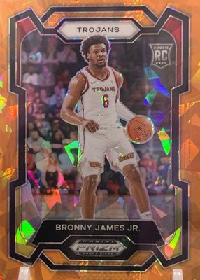 2024 Prizm Draft Picks #86 Orange Ice