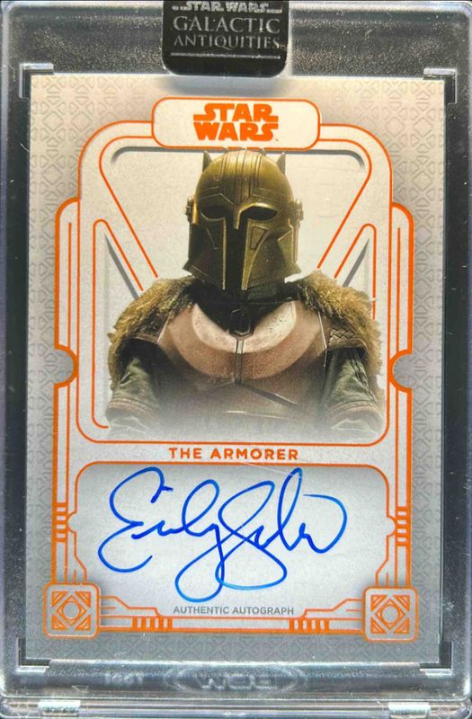2024 Topps Star Wars Galactic Antiquities #A-ES Prequel Trilogy Autographs - Orange /25