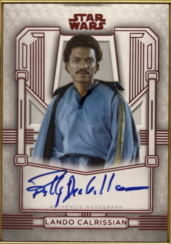 2024 Topps Star Wars Galactic Antiquities #FA-BDW Framed Autographs - Red /10