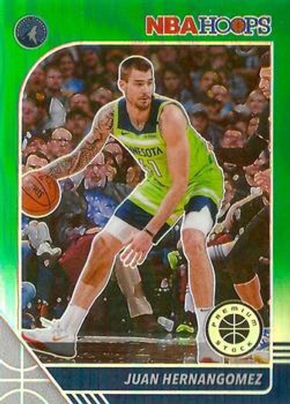 2019 Hoops Premium Stock #163 Green