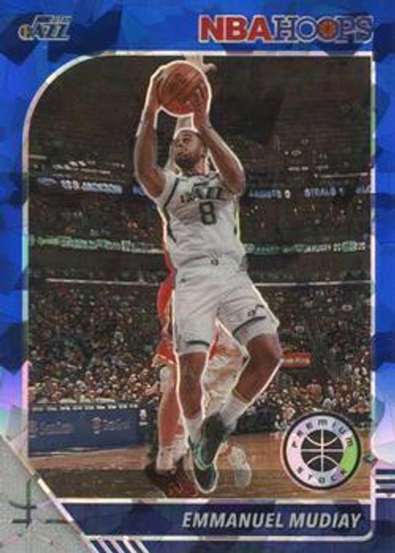 2019 Hoops Premium Stock #124 Blue Cracked Ice