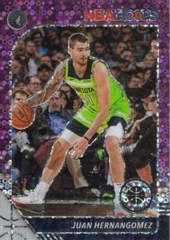 2019 Hoops Premium Stock #163 Purple Disco