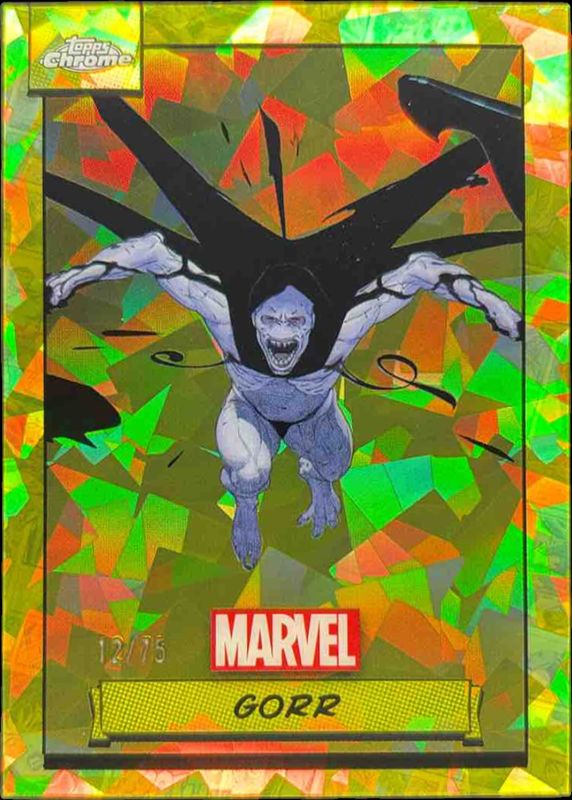 2024 Topps Chrome Marvel Sapphire Edition #123 Yellow Refractor /75