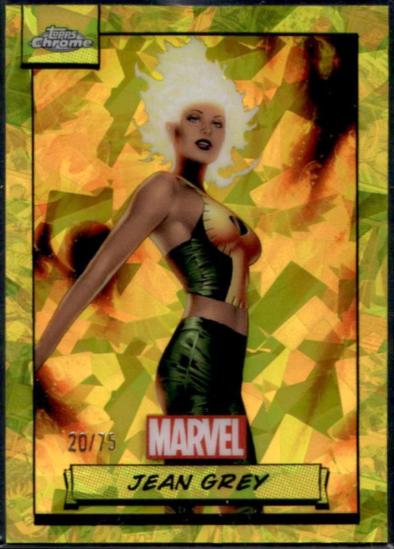 2024 Topps Chrome Marvel Sapphire Edition #27 Yellow Refractor /75