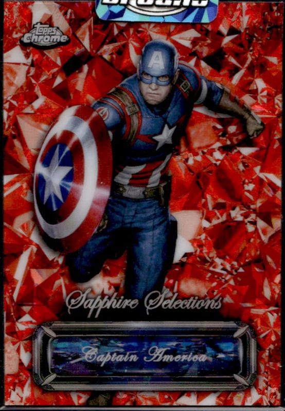2024 Topps Chrome Marvel Sapphire Edition #SS-6 Sapphire Selections - Orange Refractor /25
