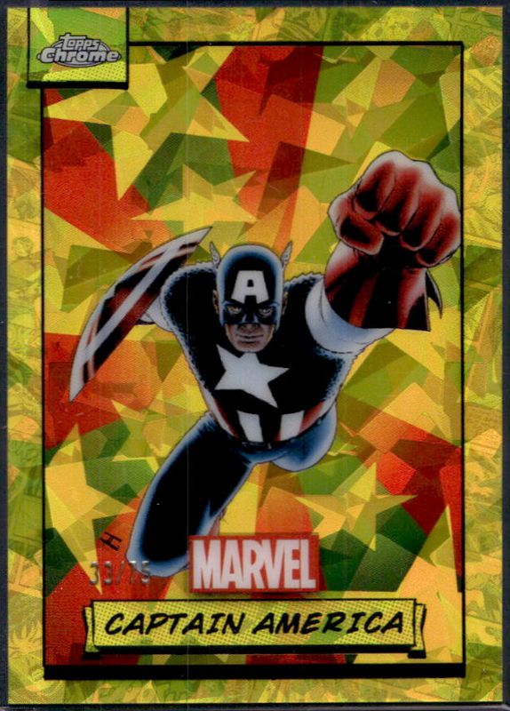 2024 Topps Chrome Marvel Sapphire Edition #92 Yellow Refractor /75