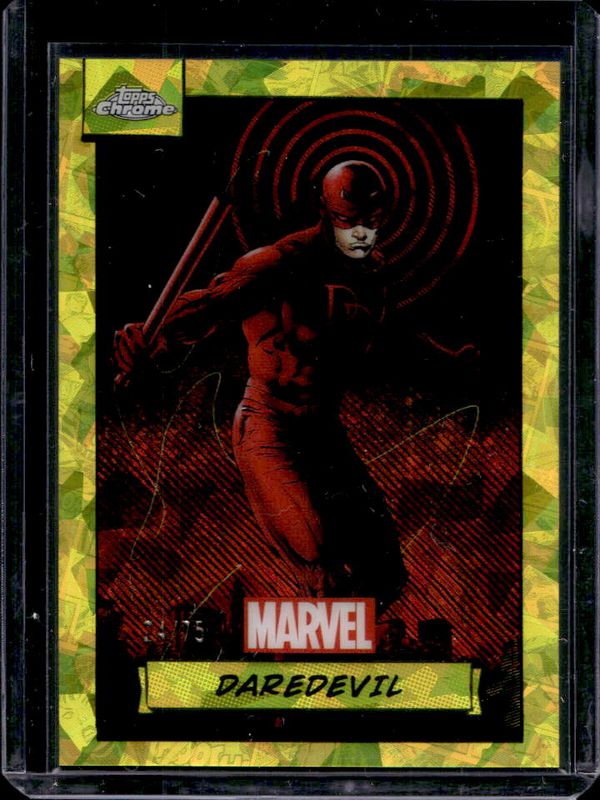 2024 Topps Chrome Marvel Sapphire Edition #30 Yellow Refractor /75