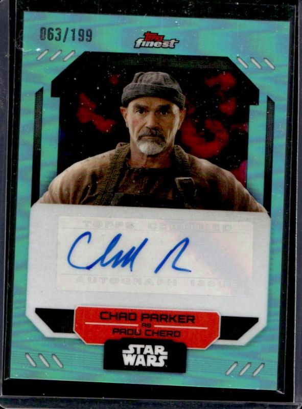 2023 Topps Finest #FA-CP Finest Autographs Aqua /199