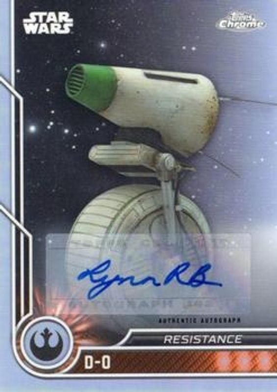 2023 Topps Chrome Star Wars #79 Character Autographs