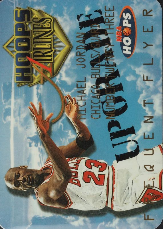 Michael Jordan 1997 Hoops #4 Frequent Flyer Club - Upgrade Price
