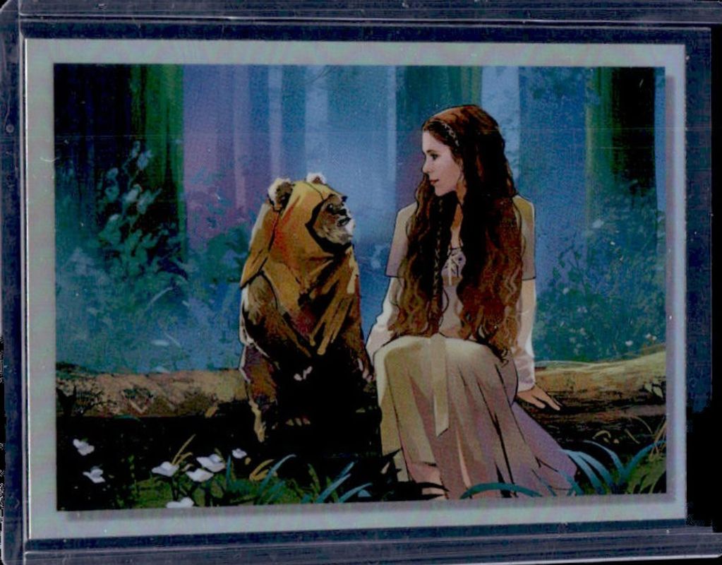 2023 Topps Chrome Star Wars Galaxy #WSW-5 Women of Star Wars