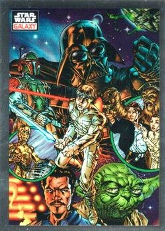 2023 Topps Chrome Star Wars Galaxy #40 Base