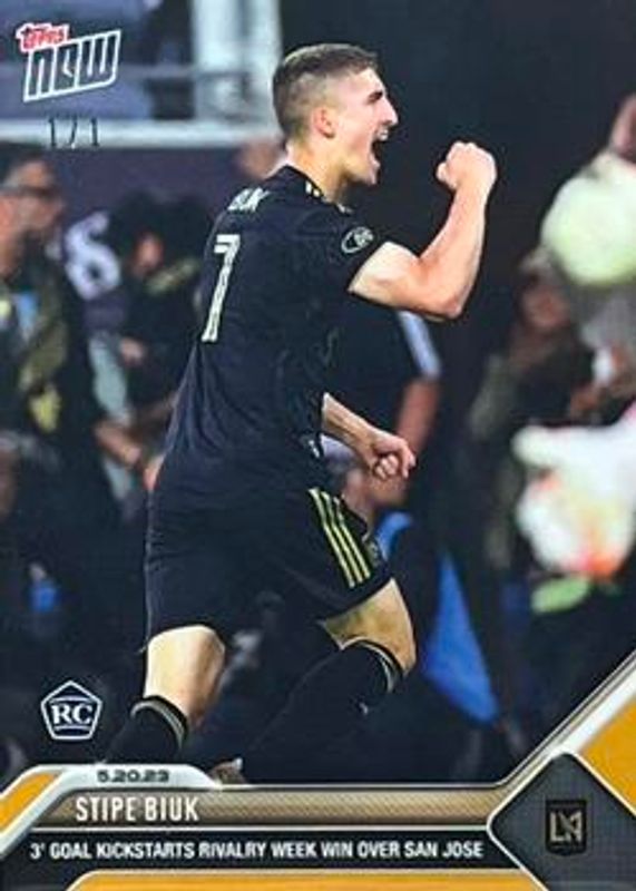 2023 Topps NOW MLS #118 Gold /1