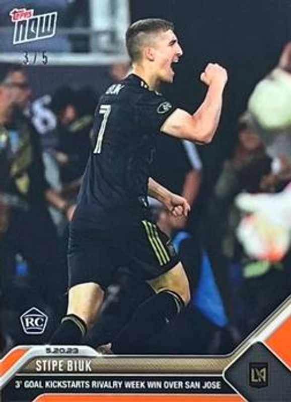 2023 Topps NOW MLS #118 Orange /5