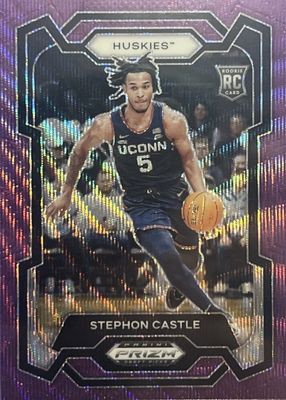 2024 Prizm Draft Picks #17 Purple Wave