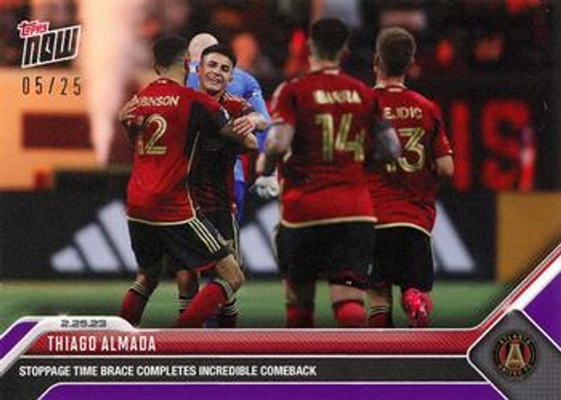 2023 Topps NOW MLS #4 Purple /25