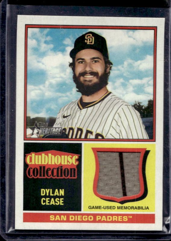 2025 Topps Heritage High Number #CCR-DC Clubhouse Collection Relics