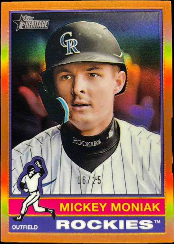 2025 Topps Heritage High Number #565 Chrome - Orange Border Refractor /25