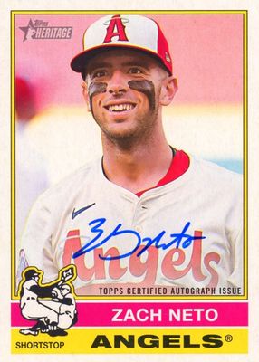 2025 Topps Heritage High Number #ROA-ZN Real One Autographs