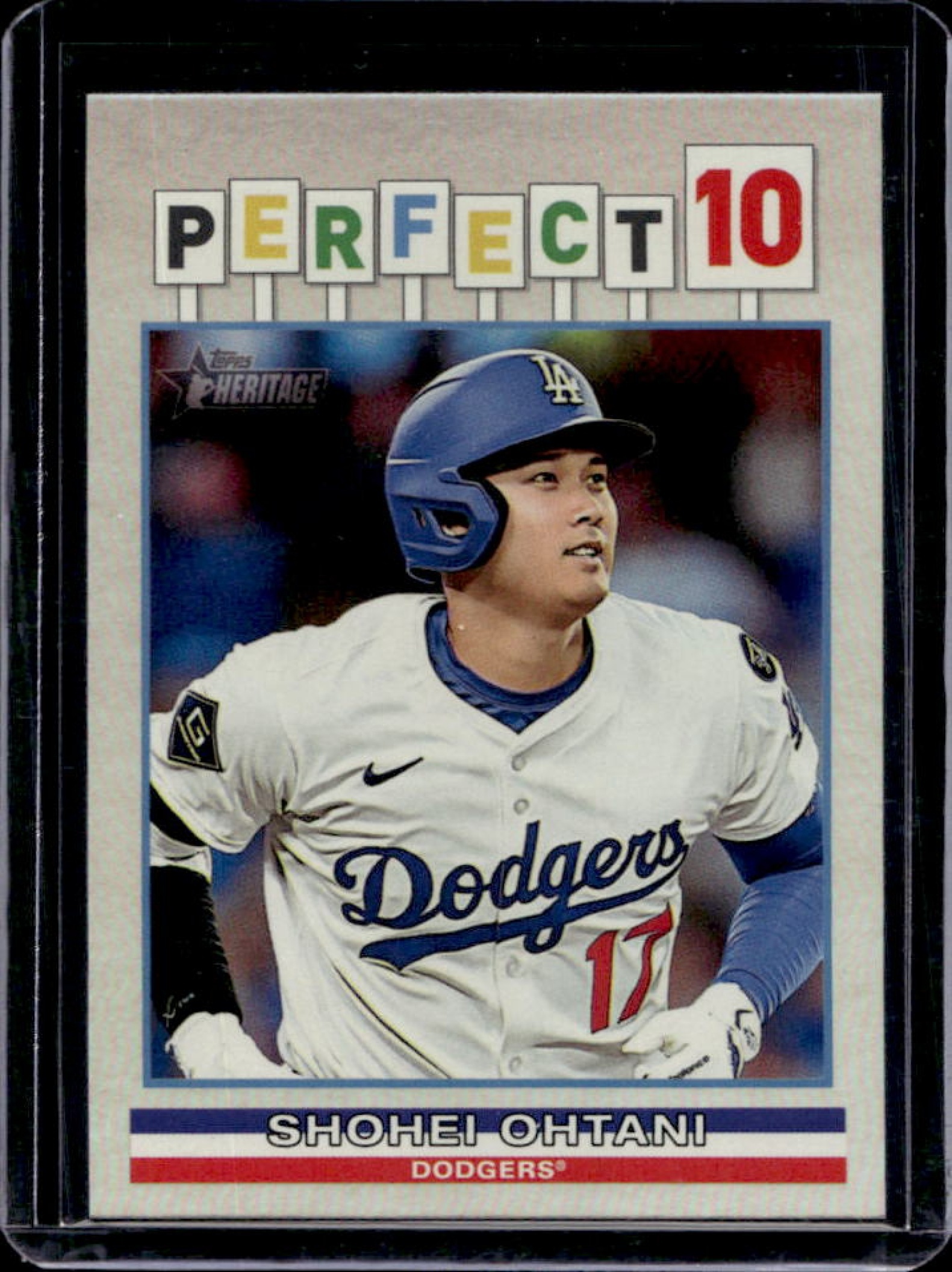 Shohei Ohtani 2025 Topps Heritage High Number #P10-3 Perfect 10s 