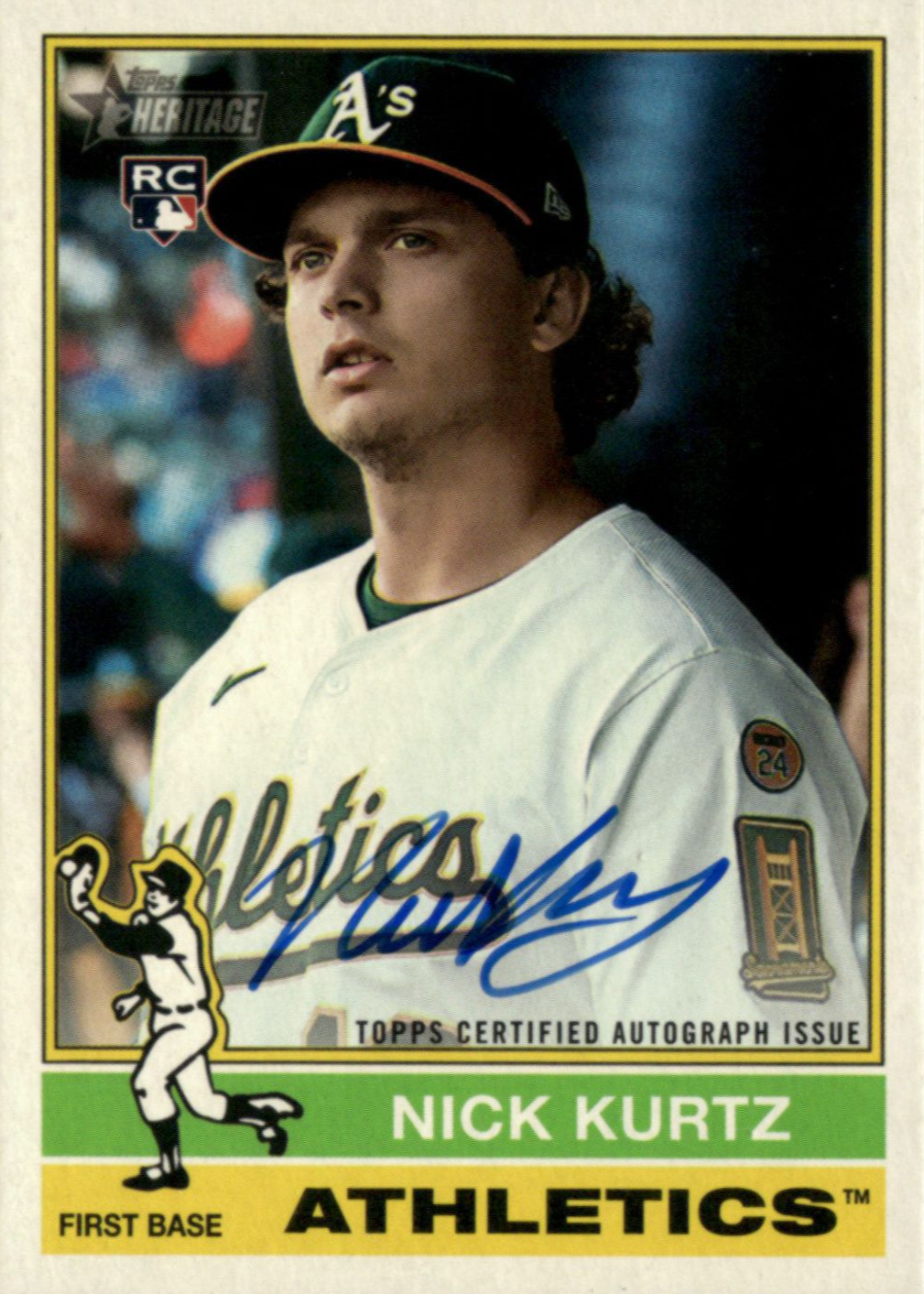 Nick Kurtz 2025 Topps Heritage High Number #ROA-KU Real One